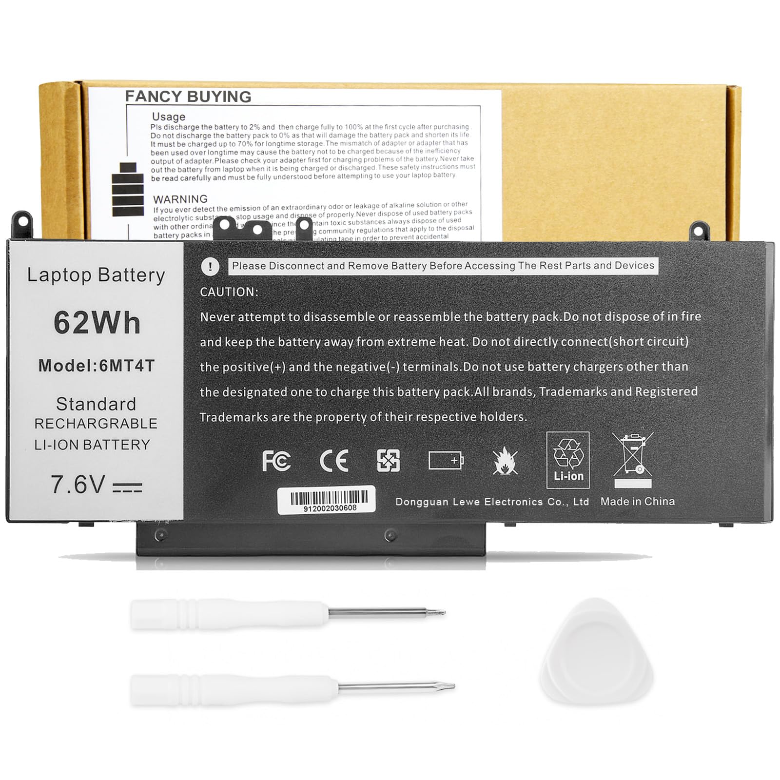 Amazon.com: Fancy Buying 62Wh 6MT4T 7V69Y TXF9M 79VRK 07V69Y