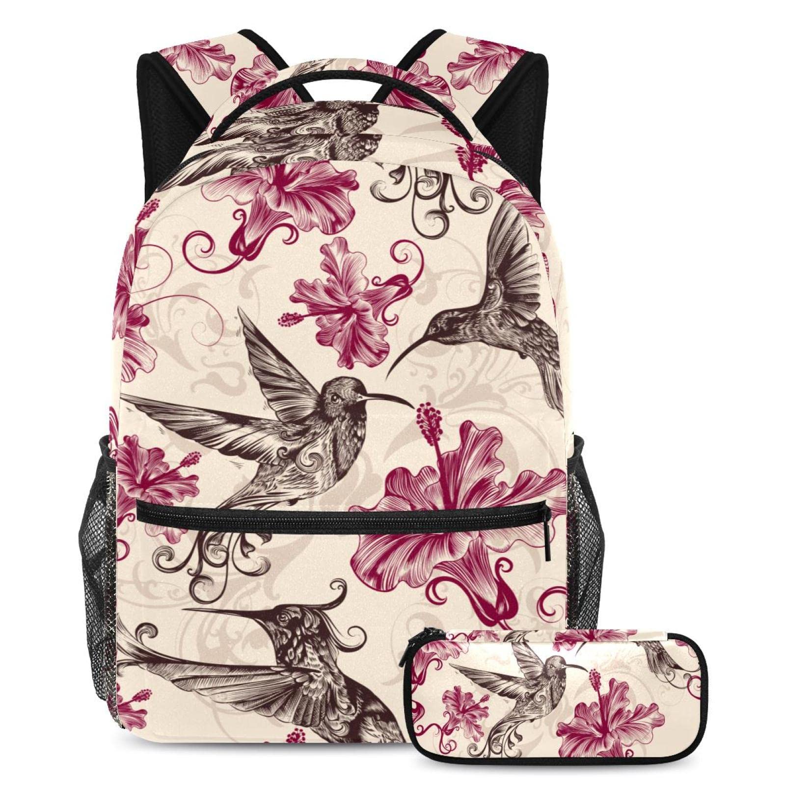 Sac à dos de voyage avec étui à stylos motif léopard unique - 7