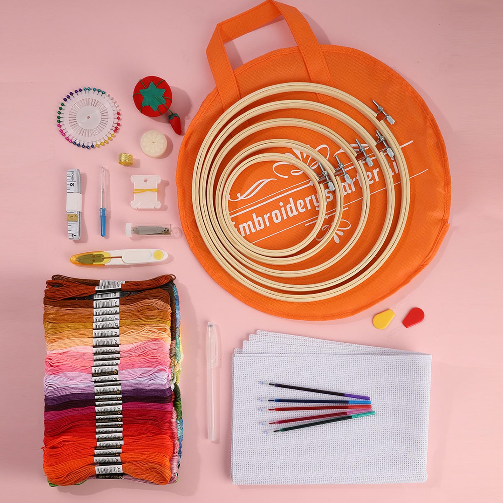 our fave Filato da ricamo include cerchio 100 colori filo per progetti domestici filo multicolore