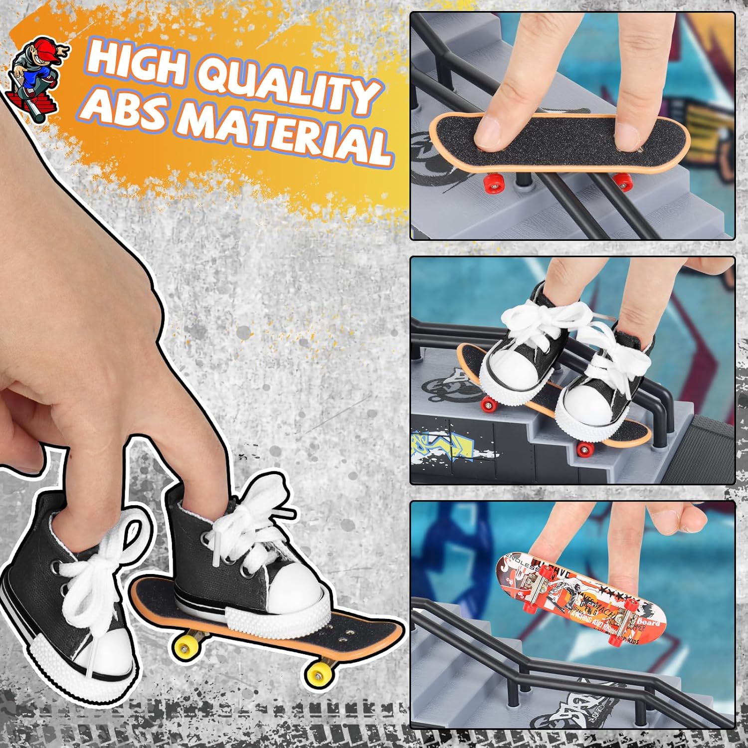 MotiveTech Accessori Per Binari Per Skateboard Fingerboard - Foto 11