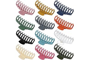 12 Pack Claw Clips - The Ultimate Hair Taming Accessory