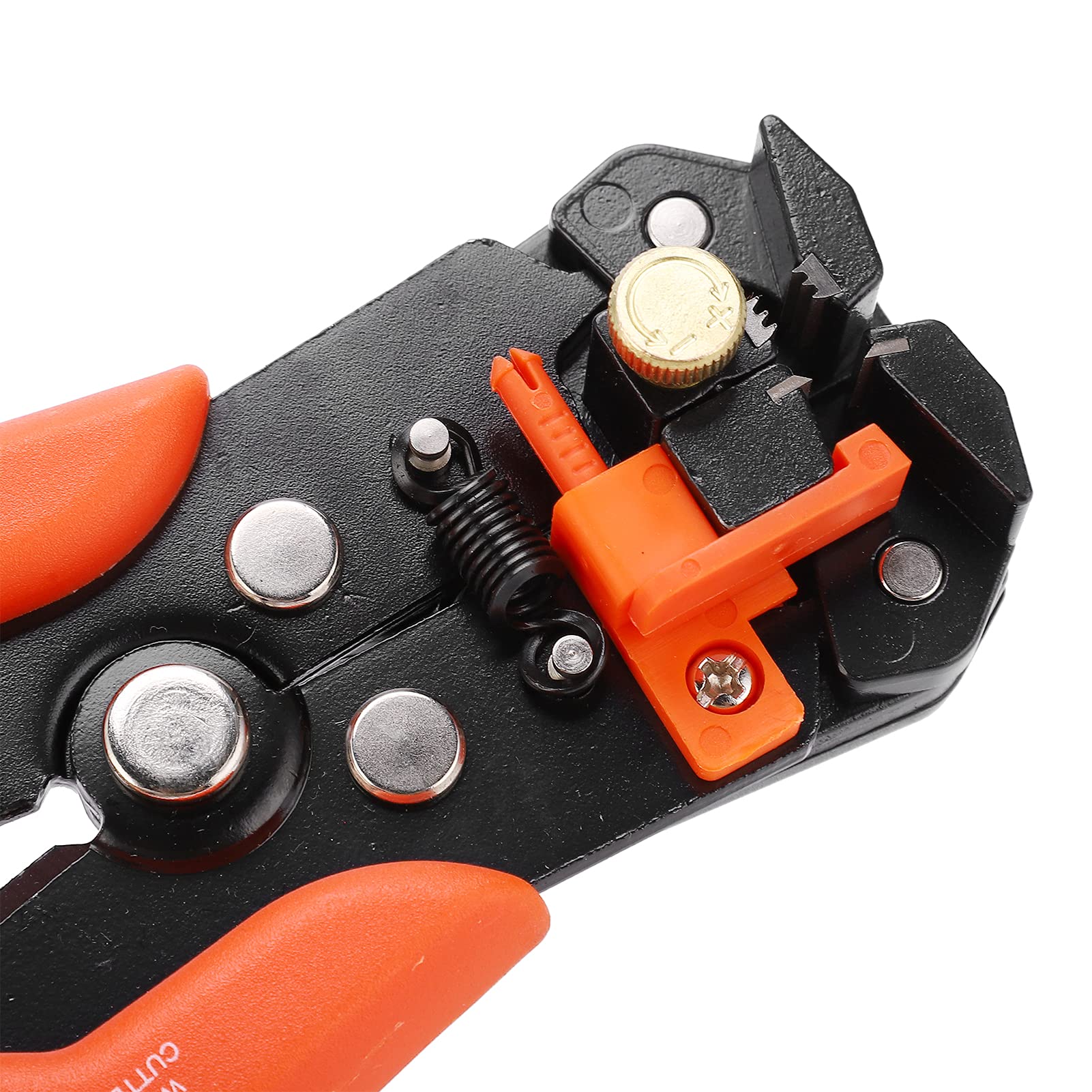 Kit profesional de 400 conectores de terminales de cable con pelacables, 3 colores y varios tamaños para proyectos de cableado eléctrico automotriz y marino.