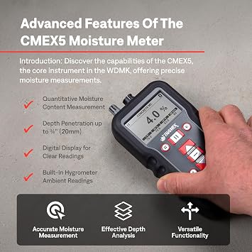 Tramex Water Damage Restoration Master Kit WDMK, Infrared Thermometer