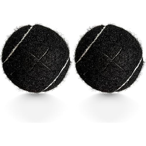 2 Pack Precut Tennis Balls for Walkers, Heavy Duty Glide Balls for Walkers & Furniture Legs - Universal Floor Protectors, Long Lasting & Easy Installation
