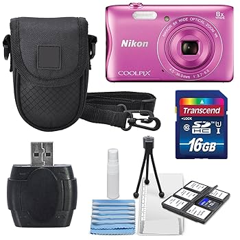 Nikon COOLPIX S3700 ピンク Nikon Coolpix S3700 20.1 Megapixel Compact Camera, Pink