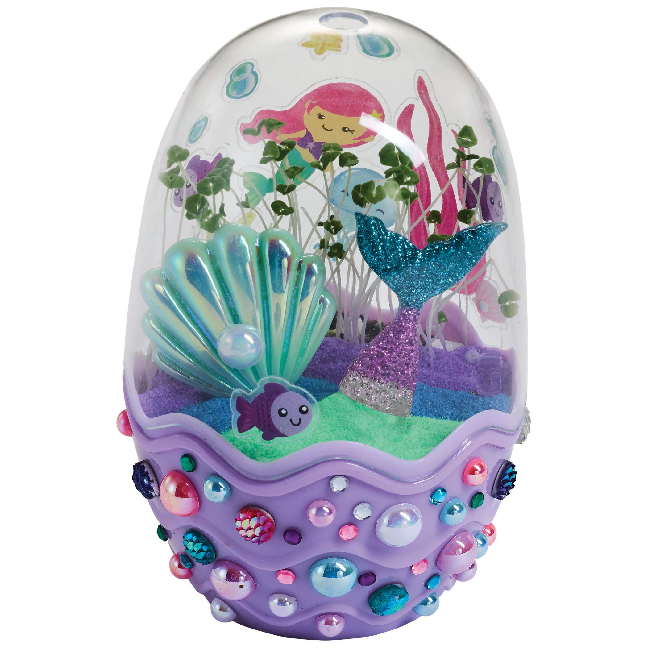 Creativity for Kids Mini Garden - Mermaid Terrarium – Mermaid Gifts for Girls and Boys