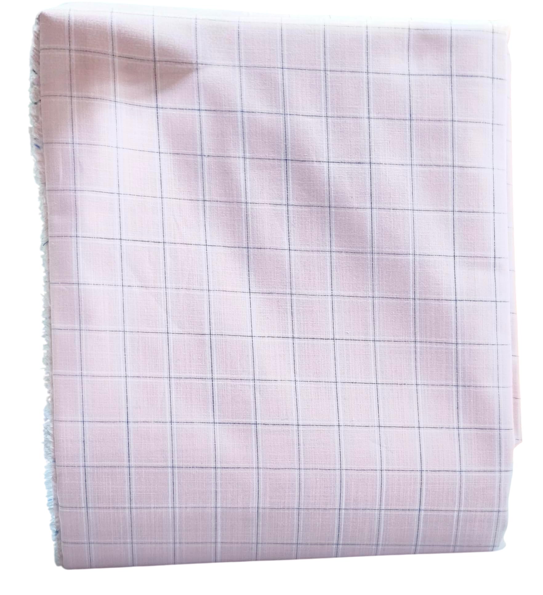 Siyarams pink checks Shirt Fabric for Men Unstitched Cotton Blend Stylish Printed Design Soft Breathable Material for Formal Casual Office Wear-image-47
