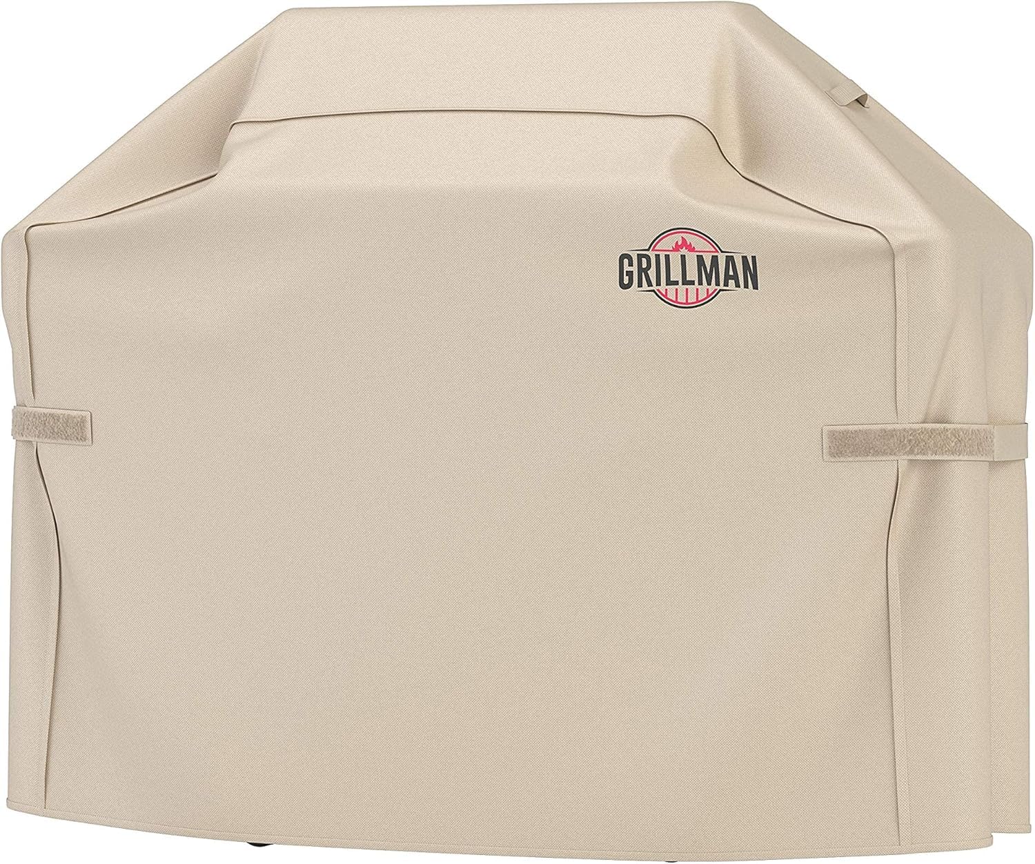 BBQ Cover Heavy Duty- Waterproof Barbecue Cover for Outdoor Grill - Suitable for use with Weber, Char Broil, Outback - Windproof, Rip-Proof, UV Resistant (Tan, 52 inch/132cm)