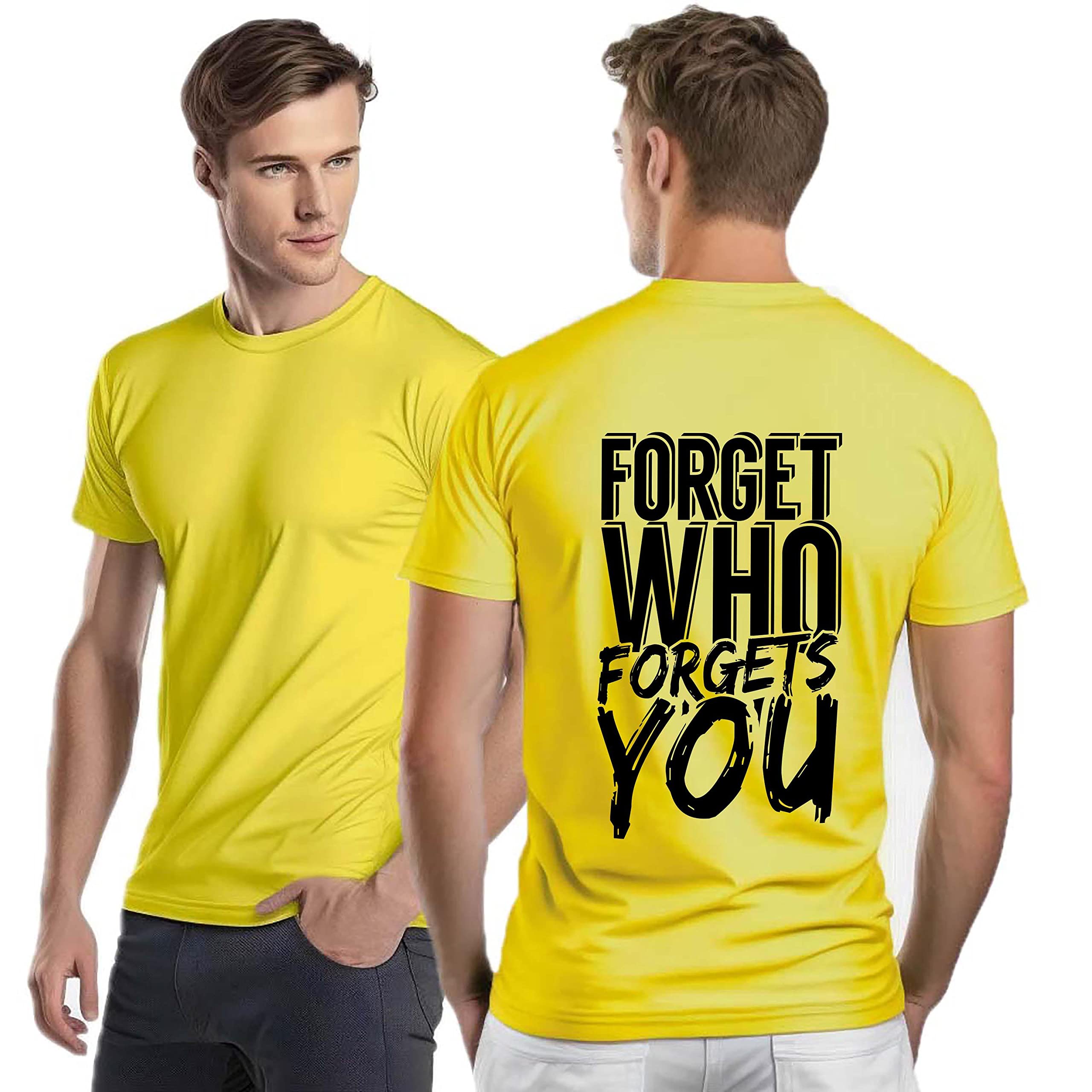 INDINEEDS T Shirt for Men | Round Neck Regular Half Sleeve Gym/Sports T Shirt