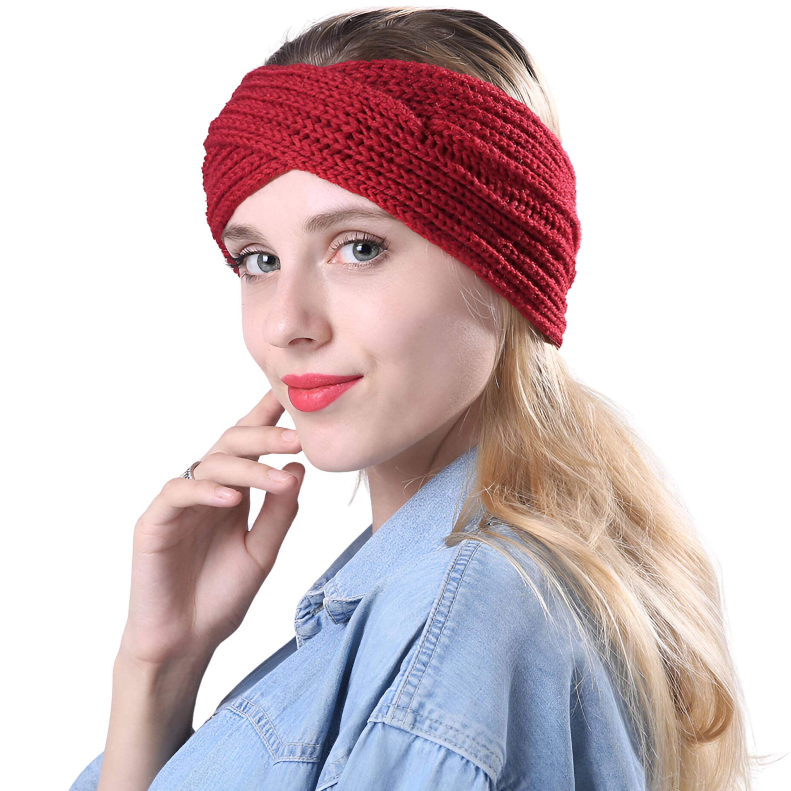 bembika Ear Warmer Headband Soft Knitted Turban Ear Muffs For Kids Head Wrap For Boys And Girls Woollen Head Band For Men And Women-picture-18