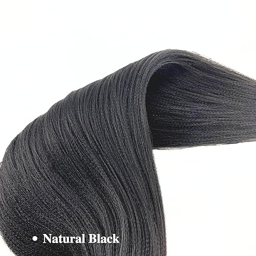 Miniatura 7 de Extensiones de cabello trenzado humano Kanekalon preestirado, color castaño oscuro, rubio oscuro, extensiones de cabello trenzado para trenzas de