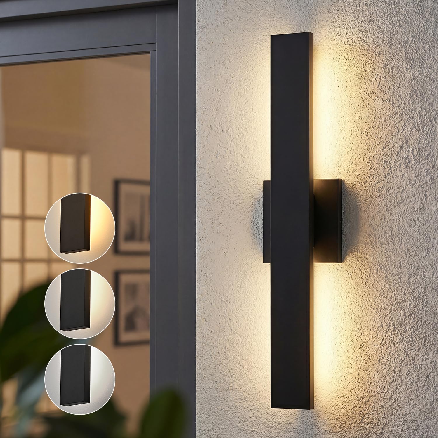 Modern LED Dimmable Outdoor Wall Sconce