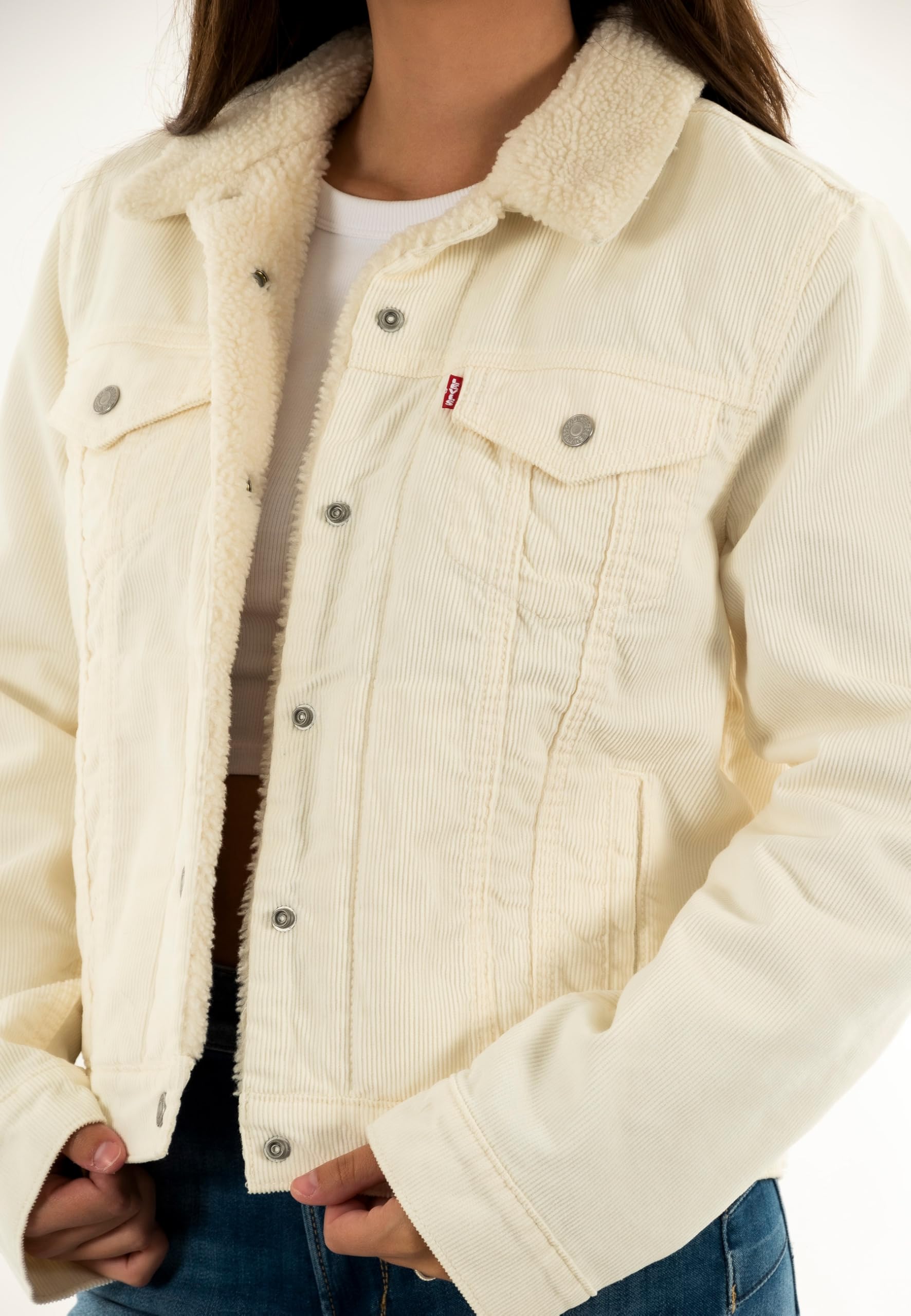 Levi's Damen Original Sherpa Trucker Jackets Jeansjacke