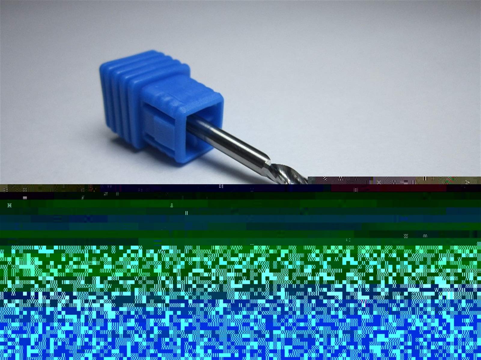 Zkenyao-Router Bit Carbure de tungstène Single 1 flûte Fraise Fraise Fraise CNC Bits, diamètre 1mm, 1,5 mm, 2mm, 2,5 mm, 3.175mm, Utilisez la sécurité fiable (Cutting Edge Length : 1mm 4)