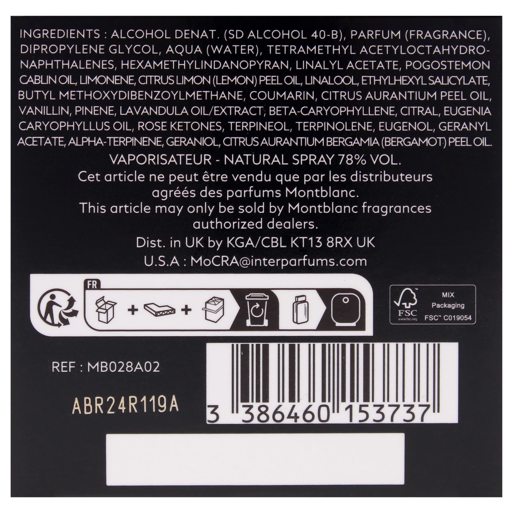 EXPLORER EXTREME PARFUM edp vapo