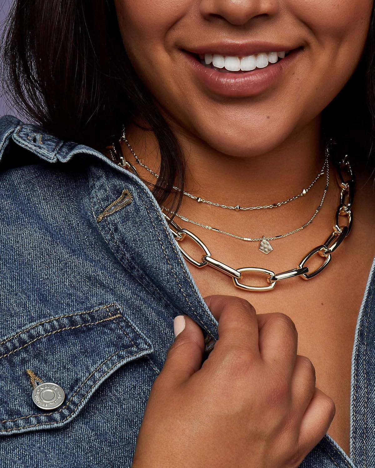 Vista 2 de Kendra Scott Beckett declaración collar para mujer, joyería de moda