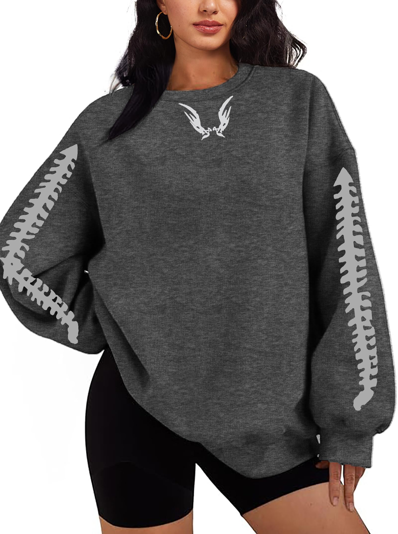 SHEIN Felpa casual da donna con collo alto e mezza chiusura