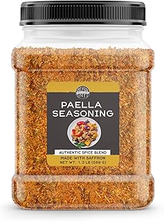 Birch & Meadow Paella Seasoning, 1.3 lb, Authentic Spanish Spice Blend, Contains Saffron, Paella Valenciana