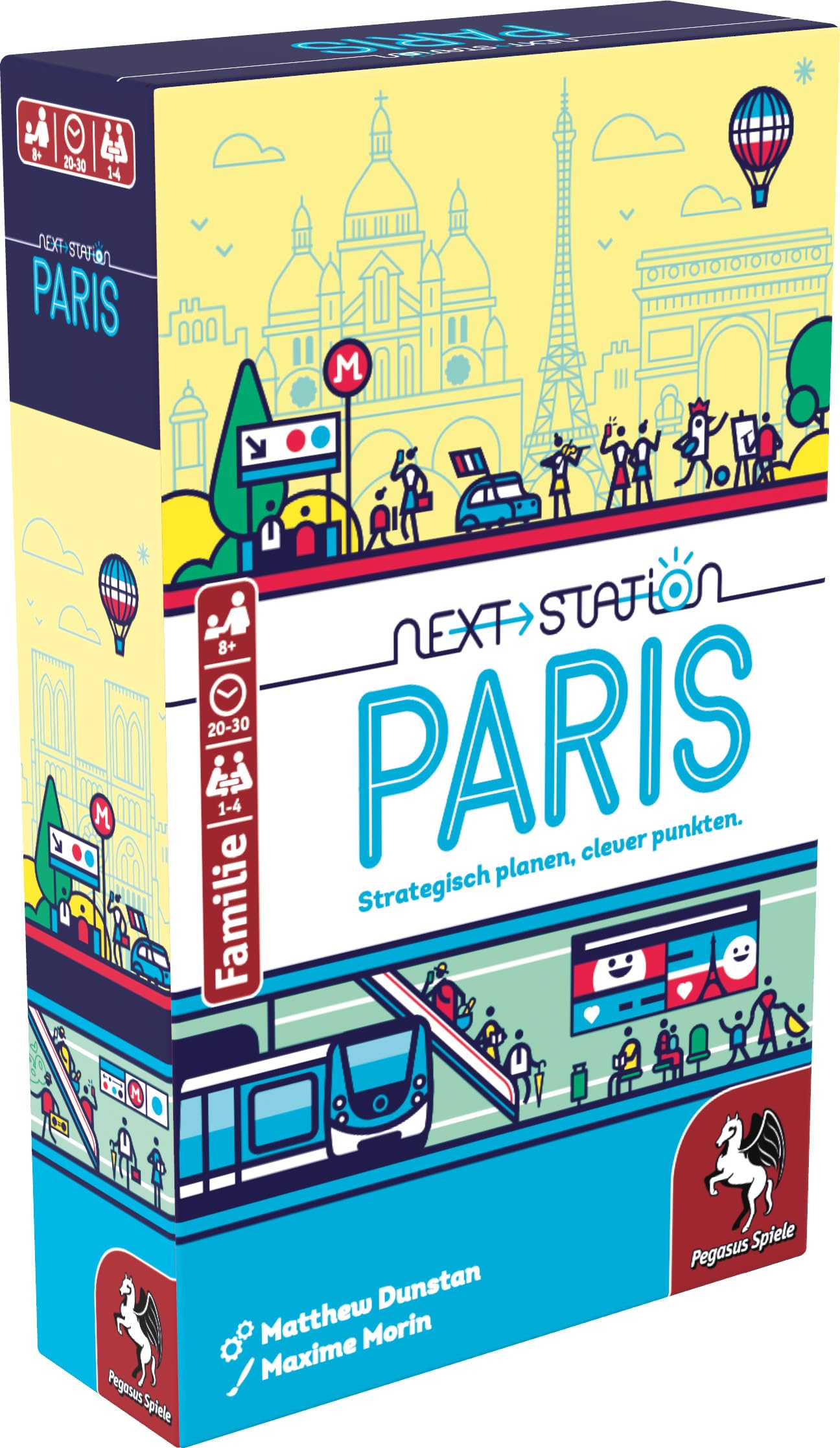 Pegasus Spiele 57142G - Next Station Paris Familienspiel