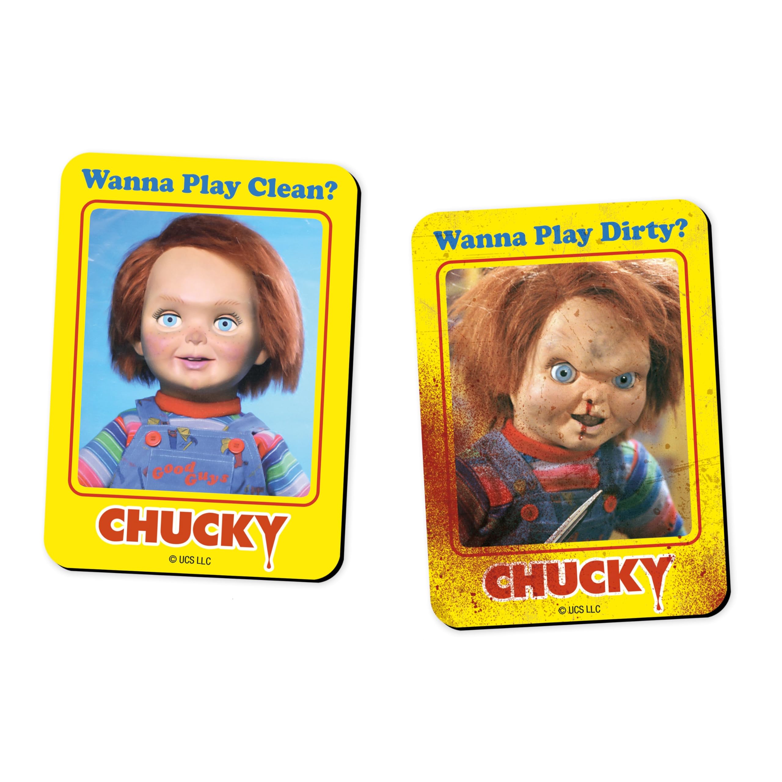 Aimant lave-vaisselle Chucky Clean Dirty double face 7x9.5 cm