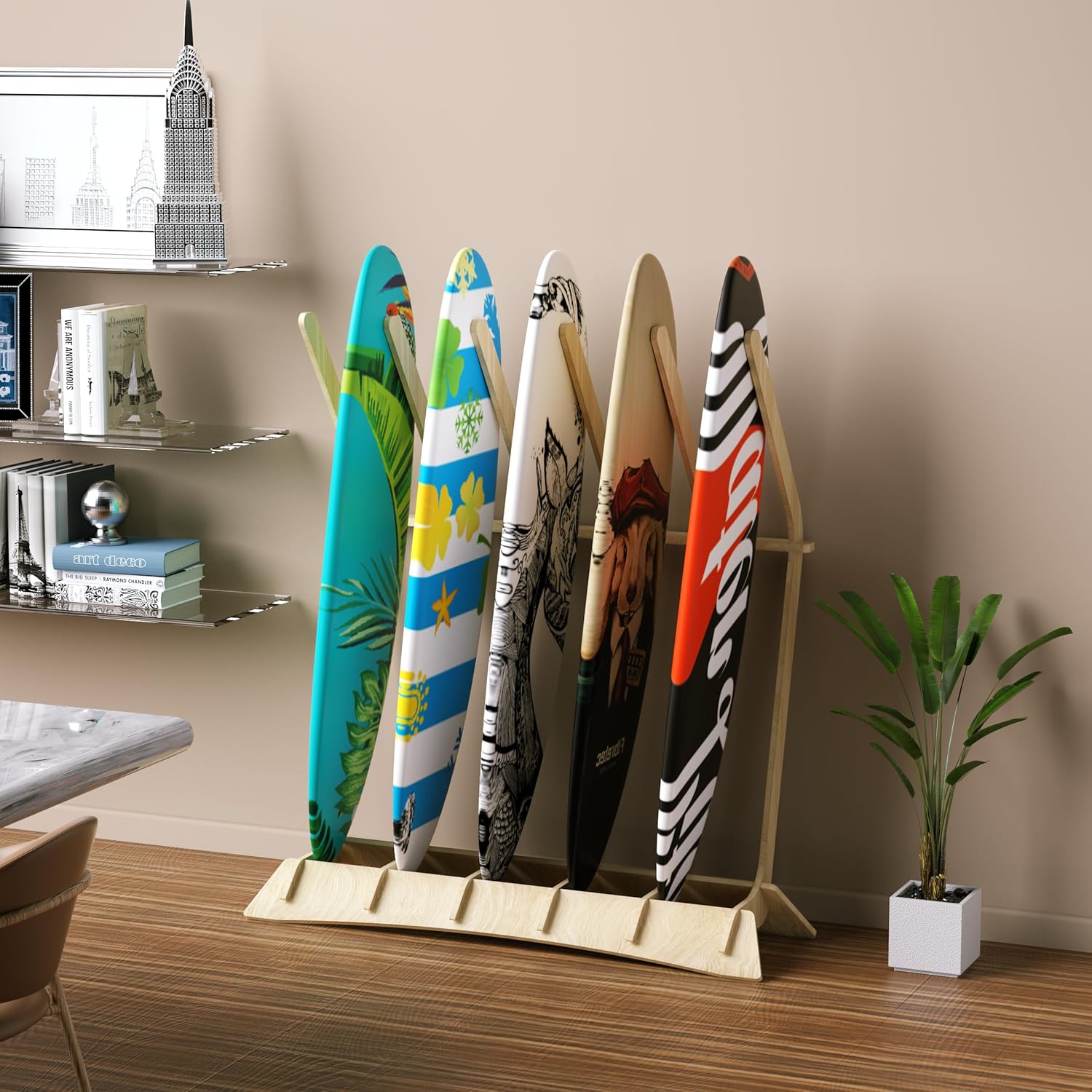 Chandler Surfboards Shirt Kayak Storage Rack 4-Ft Gray