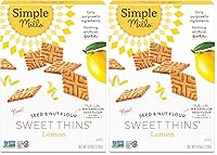 Vista 20 de Simple Mills Sweet Thins Cookies, harina de semillas y nueces, miel y canela, sin gluten, apto para paleo, aperitivos saludables, 4.25 onzas