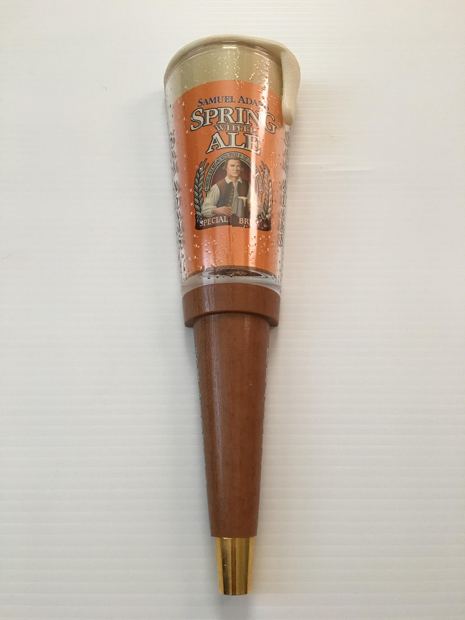 Samuel Adams Spring White Ale Special Brew Rare Pint Shaped Beer Tap Handle