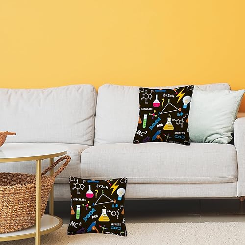 Vista 31 de Juego de 2 fundas de almohada decorativas de 18 x 18 pulgadas, diseño de flor de cerezo para el hogar, sala de estar, cama, sofá, dormitorio