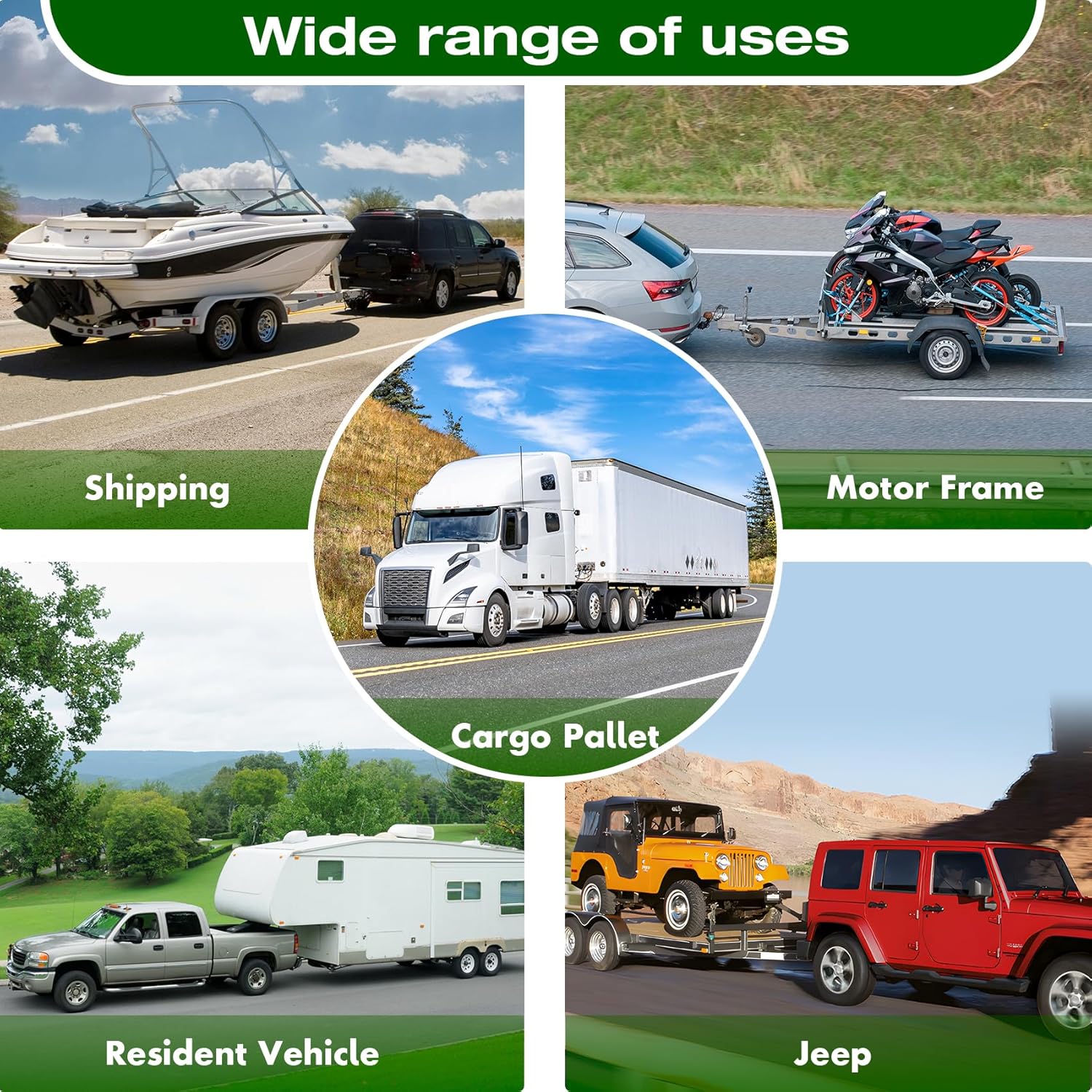 10-Inch Hitch Receiver Extension Riser Fits for 2 Inch Hitch Riser, 10000lbs Trailer Hitch Riser for 2-Inch Receiver, Trailer Receiver Hitch Riser Extender Adapter