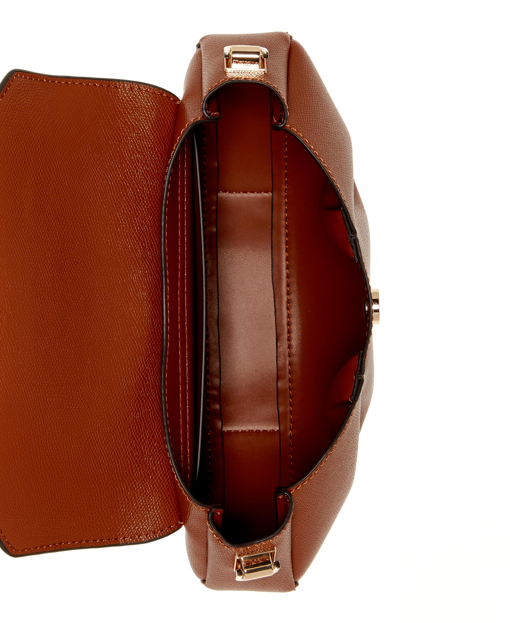 GUESS borsa a tracolla Amorette Flap Crossbody Cognac marrone