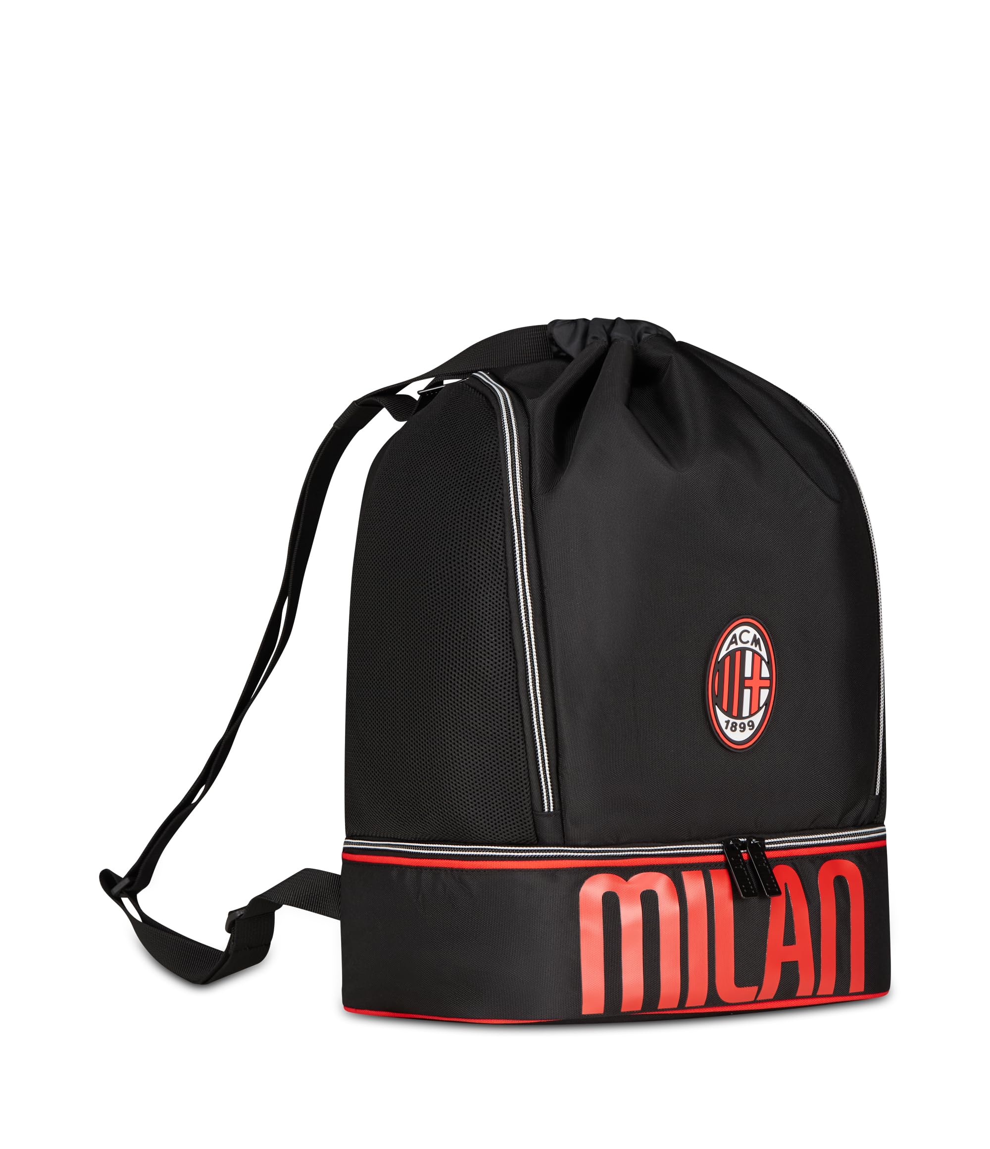 Seven Borsa AC MILAN glorious history da palestra, Fondo rigido porta scarpe, Portaborraccia, Bambino, Ragazzo, Calcio, Prodotto ufficiale, Idea regalo
