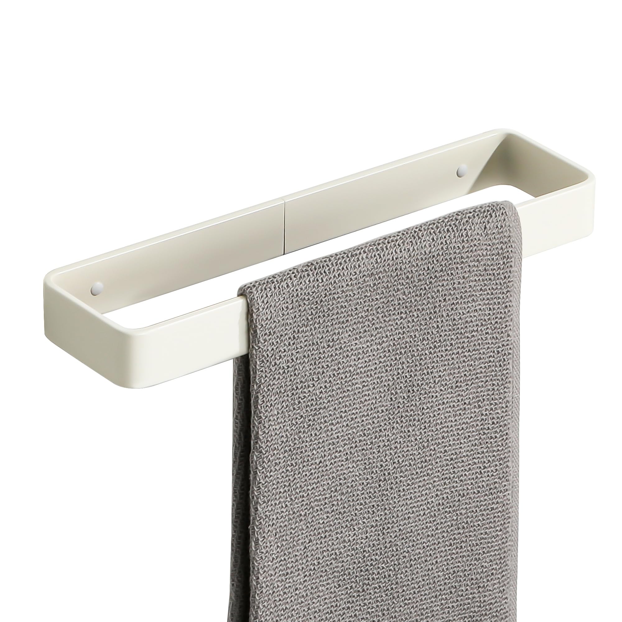 SAYAYO Toalleros de Baño Sin Taladro 30cm Toallero Adhesivo Baño Toallero Blanco Colgador Toalla Baño Adhesivo para Baño y Cocina