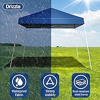 Vista 5 de Tienda de campaña desplegable Ez de 10 x 10 pies, tienda de campaña comercial plegable portátil para exteriores, resistente, cenador instantáneo