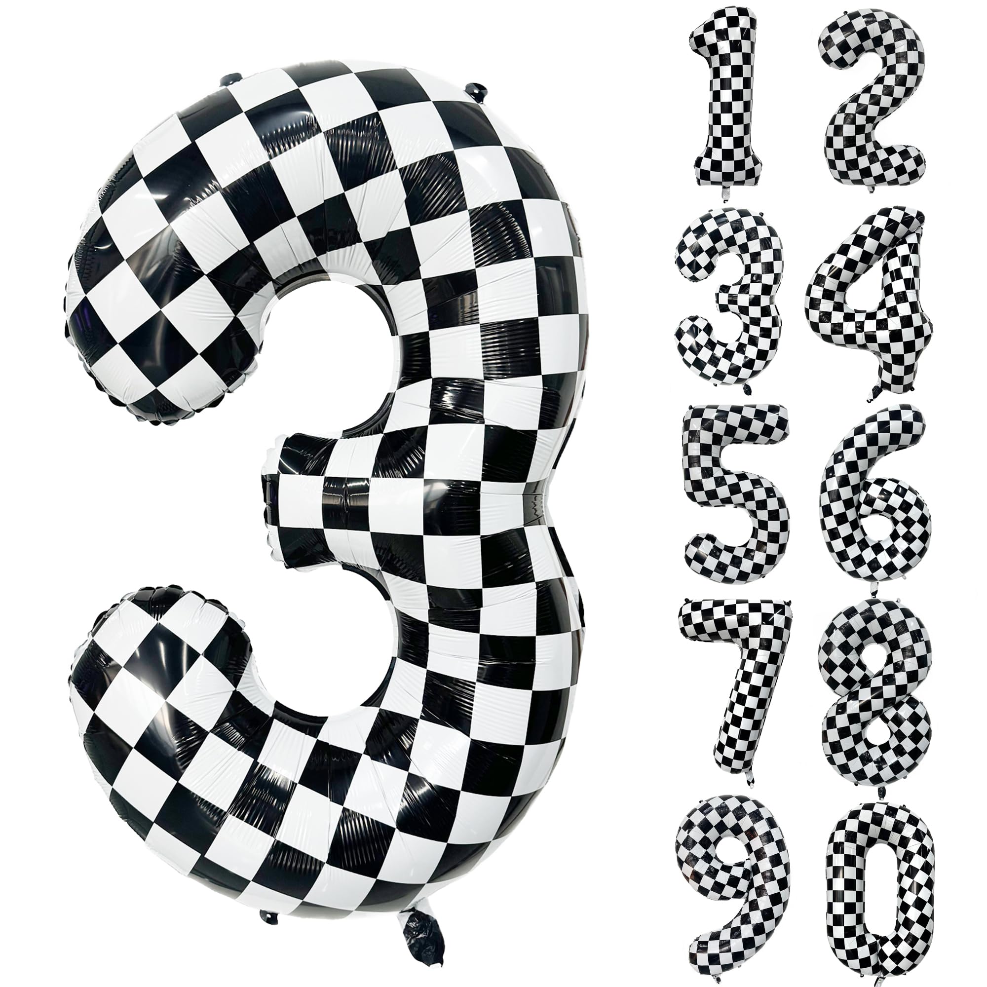 Red 0 balloon 40 Inch Giant Helium Foil Number 0 to 9 Red Balloon Birthday Wedding Party Digital Decorations (Number 0) — view 636