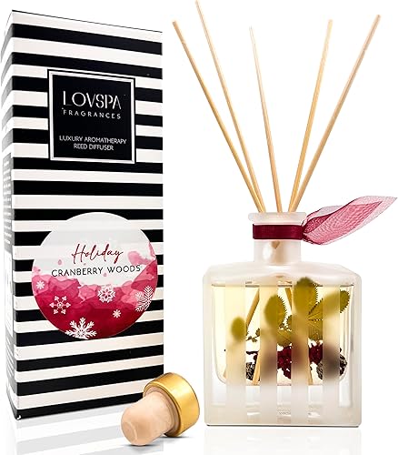 Miniatura 20 de LOVSPA Juego de aceites difusores de varillas de abedul blanco y vainilla (grande) | Corteza de abedul blanco, grano de vainilla ahumado y almizcle