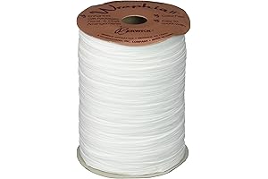 Berwick Offray Matte White Raffia Ribbon: Natural Touches for Crafting Projects