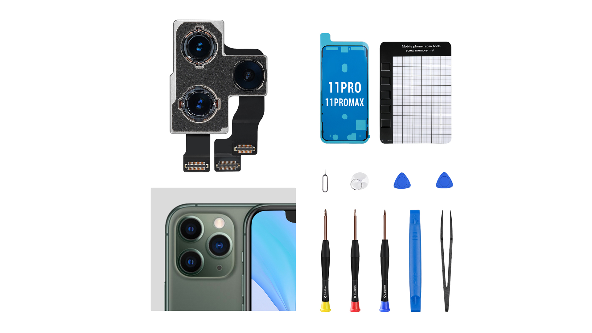 Amazon.com: CYKJGS for iPhone 11 Pro Max Main Rear Back Camera