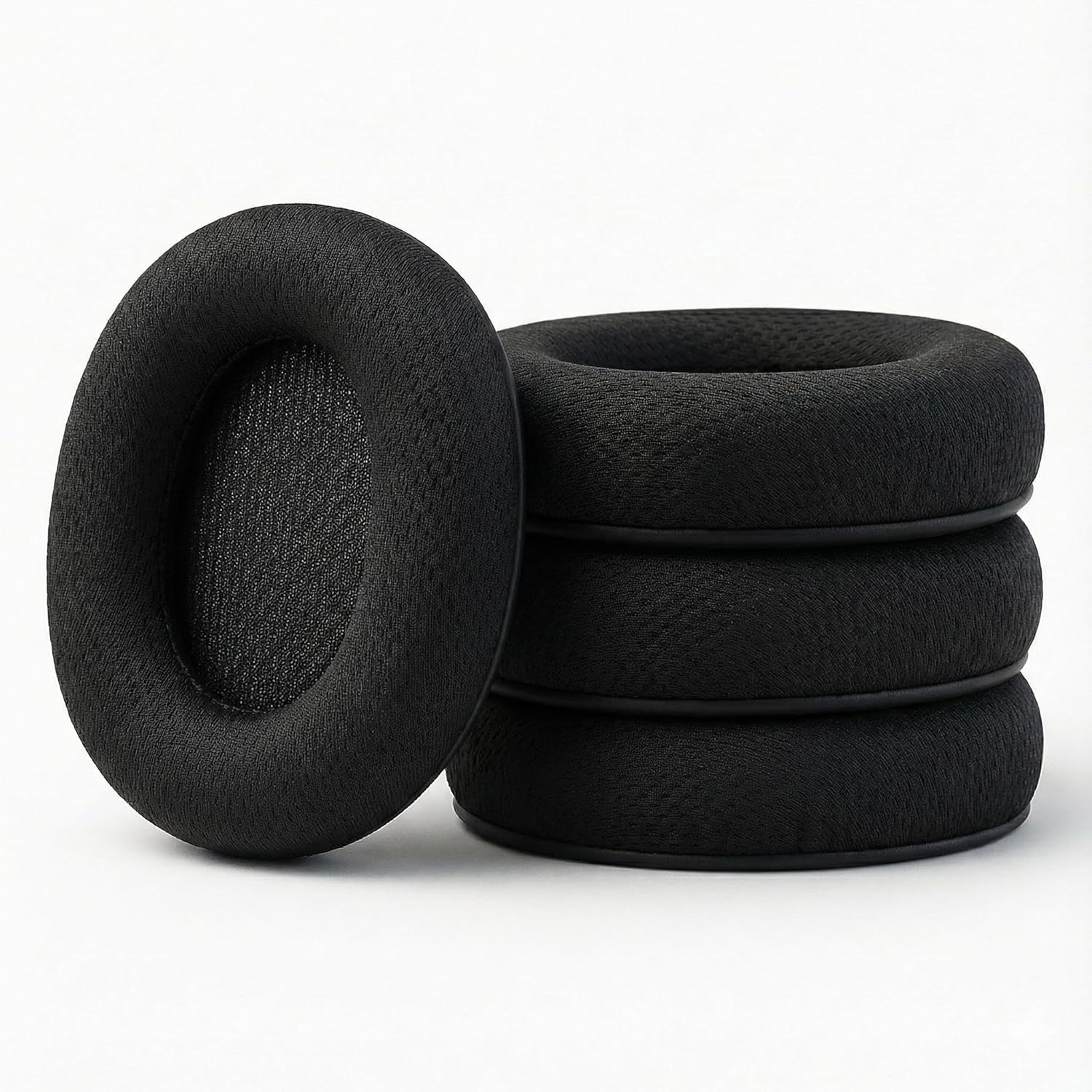 Replacement Ear Pads Compatible with SteelSeries Arctis Pro & Arctis Classic Model – Fit for Arctis 1/3/5/7/7+/7P/7P+/7X/7X+/9/9X/Prime (Not for Nova), High-Density Foam Ear Cushions, 4PCS Black