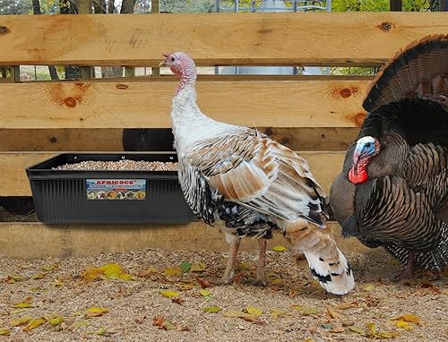 Miniatura 8 de Paquete de 2 canales grandes de alimentación y bebedero con clips, para cabras grandes, pollos, patos, ganado, ovejas, perros, cerdos, ciervos,