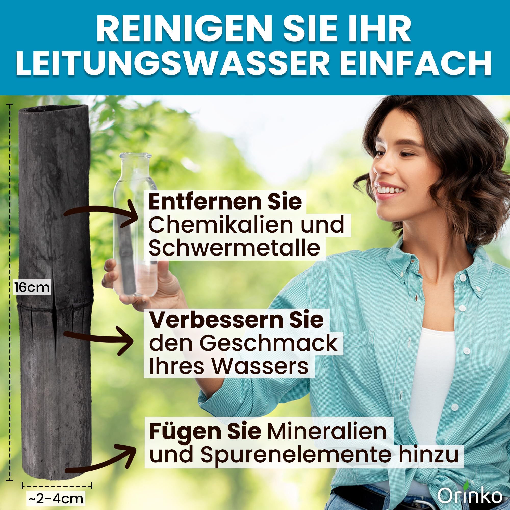 Binchotan 5x | Aktivkohle Wasserfilter aus Bambus zur Reinigung von Wasser  in Karaffe : Amazon.de: Kche, Haushalt & Wohnen