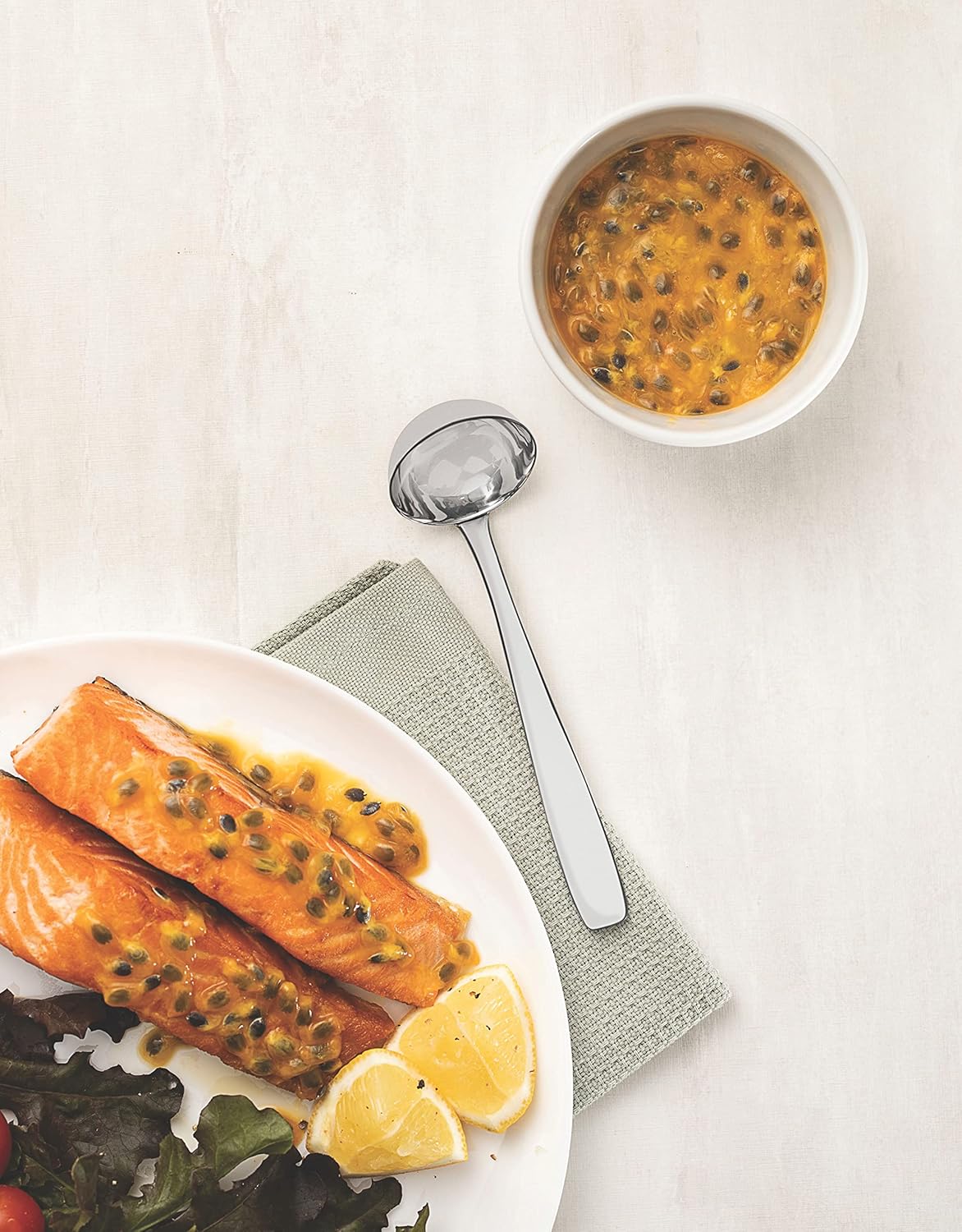 トラモンティーナ(Tramontina) Essential ladle, Silver