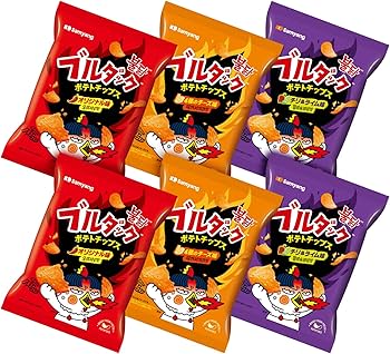 Amazon.co.jp: 【公式】ブルダックポテトチップス3種6食セット Amazon.co.jp: 【公式】ブルダックポテトチップス3種6食セット