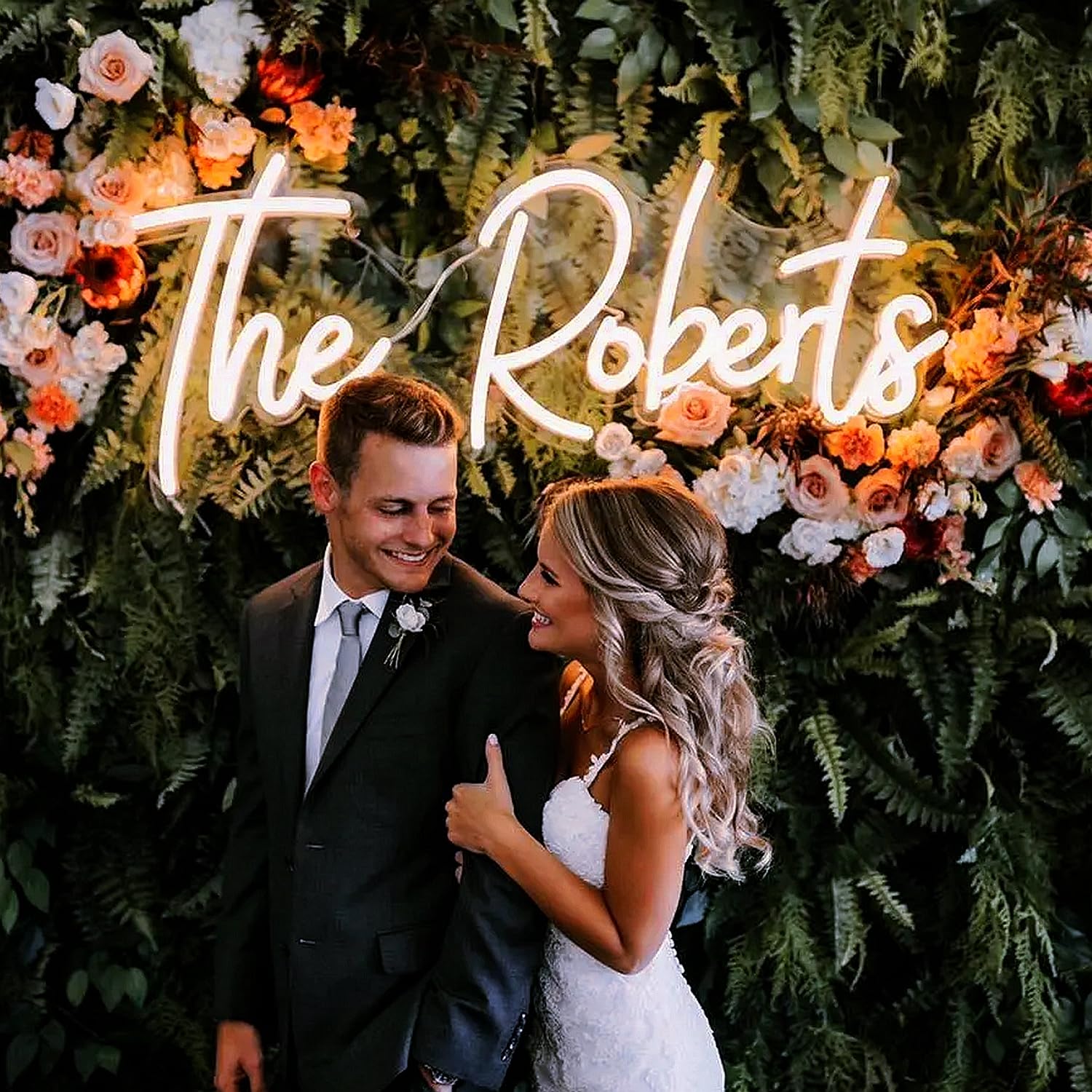 GYIODFU Custom Neon Signs for Wedding, Events, Prom; Personalized Led Name Neon Light Gifts for Bedroom, Office, Coffee Bar, Shop, Business Signs, RGB Color Changing Optional