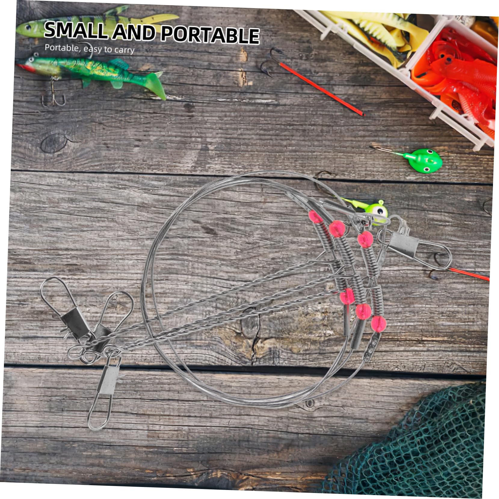 NAMOARLY Simple Convenient Fishing Tackle Set Creative Fishing String Rigs Outdoor Gear