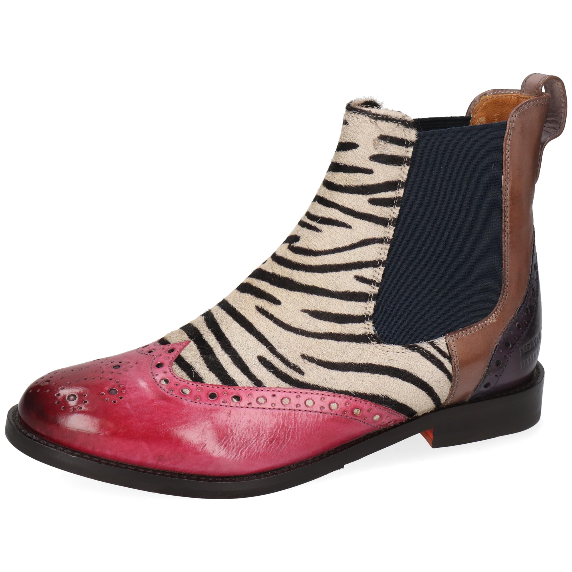 Melvin & Hamilton Women's Selina 29 Chelsea Boot, Multicoloured, 3.5 UK