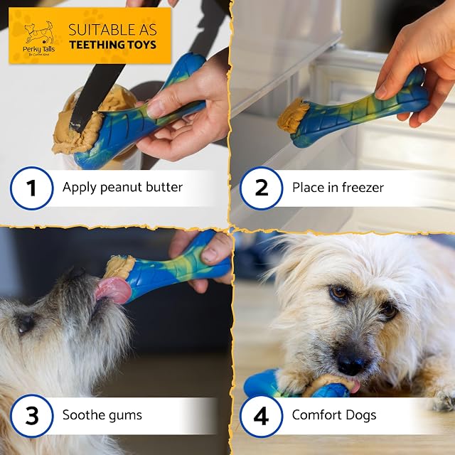 Foto 4 de 8 de Perky Tails Juguetes indestructibles para Perros pequeños, Juguetes para Perros medianos