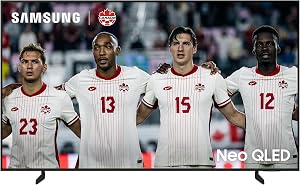 Samsung Téléviseur Mini LED Neo QLED de 55 pouces, QN70H, Mini LED quantique, Processeur AI NQ4, Téléviseur intelligent, mise à l'échelle 4k, 3 HDMI, Hub de jeu, Dolby Atmos, Design Air Slim, Télévision Samsung (QN55QN70HAFXZC 2026)