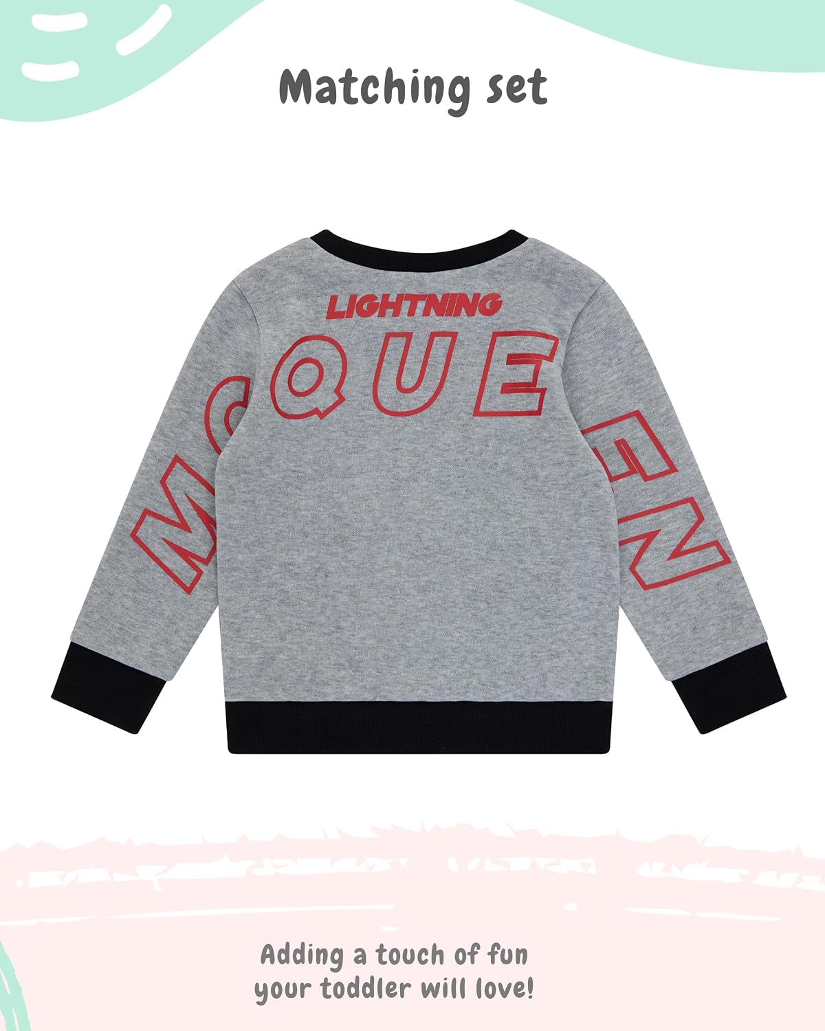 Disney Cars Boys Sweatshirt and Jogger Set with Pocket