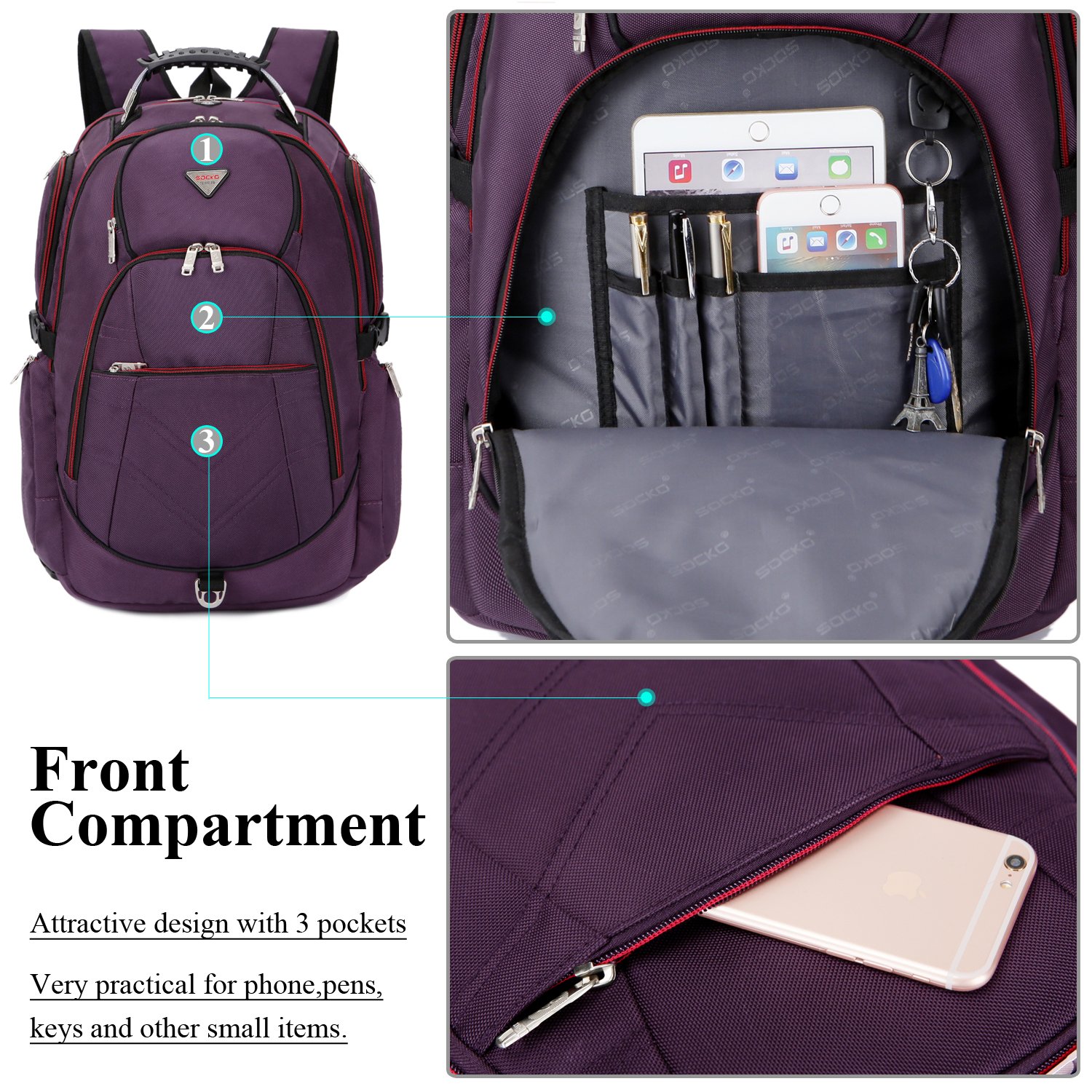 black faux leather drawstring backpack Drawstring Backpack Faux Leather & Faux Suede (zipper Pocket)  Daypack,  Gym Bag, Vegan and Fair, Handmade in Berlin (germany)