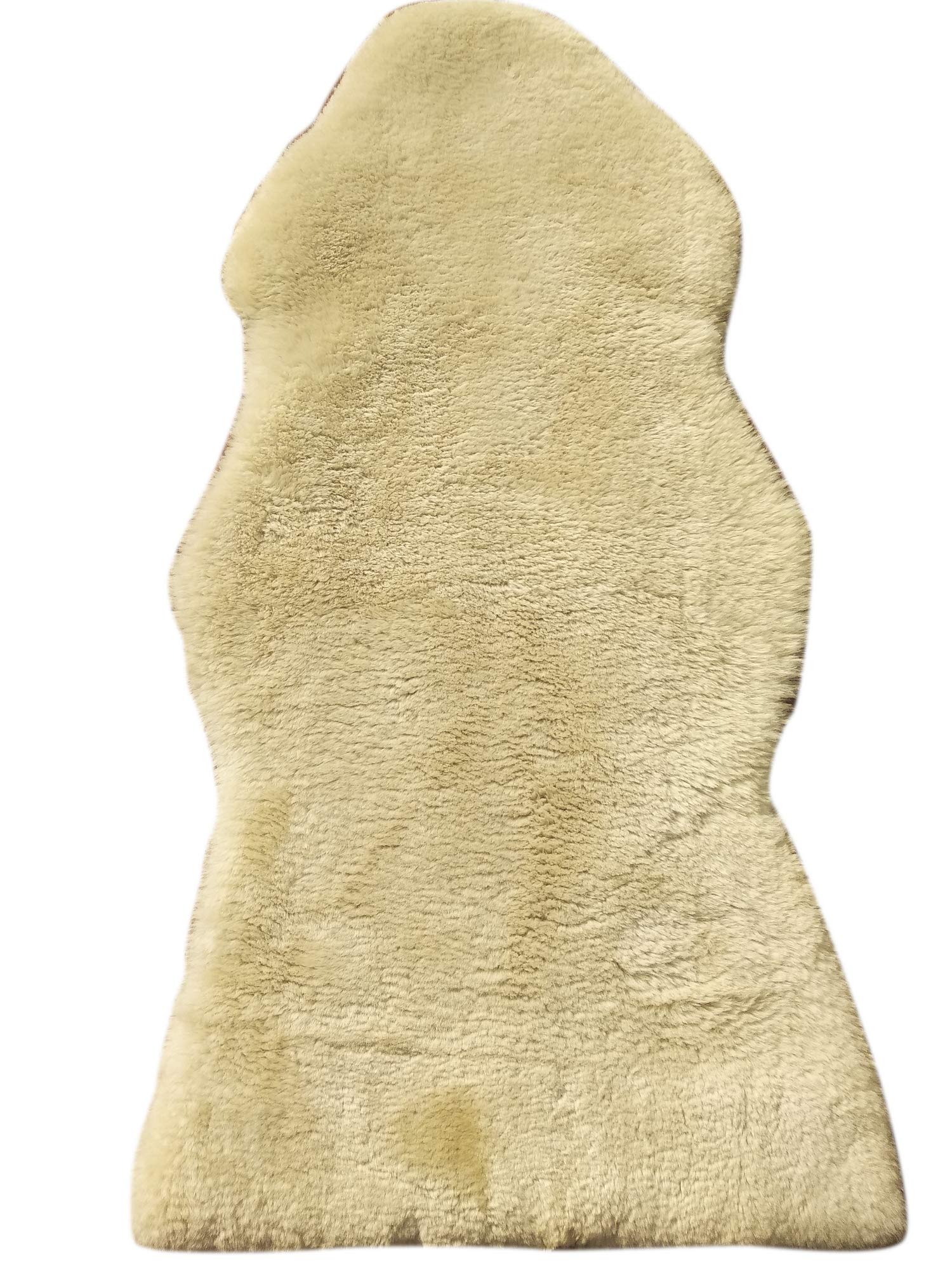 ムートンラグ 天然羊毛100% 毛足30-35mm 滑り止め付 防ダニ抗菌加工